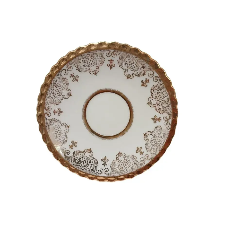 Vintage Winterling Bavaria Germany Saucer Gold Grape Scalloped Leaf Replacement